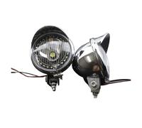 ZhanNuoBHd Faro Led Moto Coppia Fari Anteriori Fendinebbia A LED Per Moto Anteriori Cromati 12V Faretti Moto Led