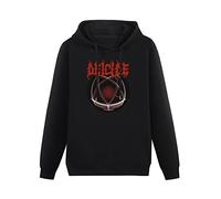 zhanxiangzhi Deicide Legion Hoody Unisex Ptinted Hoodies Long Sleeve Men's Hooded with Pocket Black XL