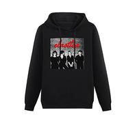 zhanxiangzhi Elastica Album Cover English Rock Band Hoody Unisex Ptinted Hoodies Long Sleeve Men's Hooded with Pocket Black L