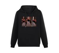 zhanxiangzhi Funny Kickboxer Movie Jean Claude Van Damme Dance Scene Hoody Unisex Long Sleeve Hooded with Pocket Black S