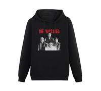 zhanxiangzhi The Vaccines Indie Music Album Hoody Unisex Ptinted Hoodies Long Sleeve Men's Hooded with Pocket Black L