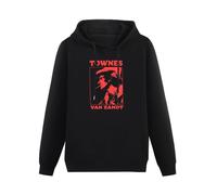 zhanxiangzhi Townes Van Zandt 20 Hoody Unisex Ptinted Hoodies Long Sleeve Men's Hooded with Pocket Black L