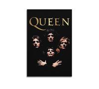 ZHAOART Poster con musica Band Queen, decorazione artistica da parete per camera da letto, ufficio, regalo, 30 x 45 cm, senza cornice