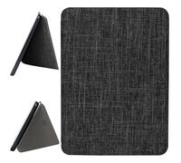ZhaoCo Custodia per 7'' Kindle Colorsoft Signature Edition 2024 / Kindle Paperwhite 2024 / Kindle Paperwhite Signature Edition 2024, Libro Folio Cover Protettiva Intelligente (Tessuto Grigio Scuro)