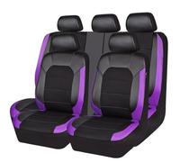 ZHAOHAO Coprisedili Auto per Fiat Panda II (169) Hatchback 2003-2009 2010 2011 2012, Sedere Protezion Pelle Set Completo Durevole Traspirante Comfort Impermeabile Protect Accessori,Purple