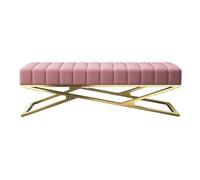 Zhaoj24-05 Moderna Panca Negozio di abbigliamento Camerino Camerino Divano Panca Panca moderna e semplice Comodino camera da letto per Ingresso Corridoio Camera(Pink,120 * 40 * 40cm)