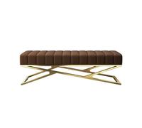 Zhaoj24-05 Moderna Panca Negozio di Abbigliamento Camerino Camerino Divano Panca Panca Moderna e Semplice Comodino Camera da Letto per Ingresso Corridoio Camera(Bruin,150 * 40 * 40cm)
