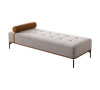 Zhaoj24-05 Moderna Panca Panca da ingresso moderna Panca da pranzo imbottita in tessuto Panca da comodino/soggiorno con panca imbottita per Ingresso Corridoio Camera(120 * 50 * 43cm)