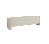 Zhaoj24-05 Moderna Panca Panca portaoggetti Panca moderna for ingresso Panca fine letto Panche imbottite for camera da letto ottomane, bianco per Ingresso Corridoio Camera(150 * 40 * 42cm)