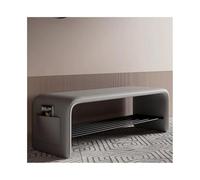 Zhaoj24-05 Panca da fine letto Sgabello for cambiare le scarpe da porta, scarpiera, sgabello multiuso, semplice panca da comodino for sedersi Sgabello da letto(Gris,M)