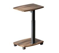 Zhaoj24-05 Storage Supporto for CPU a 2 livelli con ruote, supporto for torre PC regolabile in altezza, carrello mobile for scrivania portatile for ufficio domestico holder