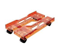 Zhaoj24-05 Storage Supporto for CPU regolabile in larghezza con 4 ruote girevoli, supporto for torre PC mobile, supporto for case PC sotto la scrivania for ufficio domestico holder(Orange)