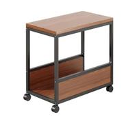 Zhaoj24-05 Storage Supporto for PC a torre a 2 livelli con ruote, supporto for CPU con struttura in metallo, supporto for CPU mobile for ufficio domestico holder