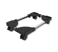 Zhaoj24-05 Storage Supporto for PC da pavimento, supporto for CPU regolabile mobile con ruote girevoli, supporto for PC adatto alla maggior parte dei case for PC holder(Nero)