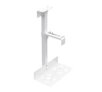 Zhaoj24-05 Storage Supporto for PC sotto la scrivania, supporto for PC a parete, supporto for torre PC regolabile holder(Bianco)