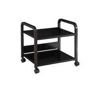 Zhaoj24-05 Supporto per stampante Nero Sotto Scrivania Scaffale Stampante Ufficio Multiuso Storage Rack Organizer File con Ruote Stampante Piattaforme