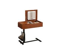 Zhaoj24-05 Tavolo della vanità Solid Wood Vanity Table with Flip-Top Makeup Mirror & Nightstand Small Bedrooms