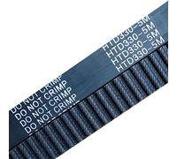 ZHaonan-cinghia di distribuzione 5pcs HTD5M Cintura, 330-5m, denti 66, lunghezza 330mm, larghezza 10/14 / 15mm, cinghia di distribuzione 5m, cintura a ciclo chiuso in gomma, 330 HTD 5m S5M Puleggia Pa