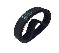 ZHaonan-Cinghia di distribuzione HTD3M Timing Belt Ploth, Lunghezza 186/189/195/198 / 201/20/2012/213/216/225/228/225 / 225/225 / 240/225/225/240/225/228/240 mm, Lidera 6/10 / 15mm, Gomma HTD3M