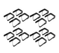 ZHAOQIN Ferma Tovaglia da Tavola 16 Pezzi Clip for tovaglia Nera Clip for Fissaggio tovaglia 5X4cm Clip for tovaglia for Buffet Banchetti/Barbecue/Festa in Giardino