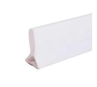 ZHAOQIN Guarnizione Doccia Sottoporta 1 barriera autoadesiva in Silicone for Il bloccaggio dell'Acqua, Antiscivolo, separazione tra Asciutto e Bagnato, for Pavimenti in Ambienti umidi(White,100CM)