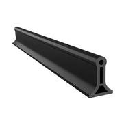 ZHAOQIN Guarnizione Doccia Sottoporta 1 Striscia autoadesiva in Silicone Flessibile for trattenere l'acqua, barriera for Pavimenti in Ambienti umidi(Noir,300cm)