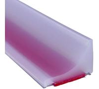 ZHAOQIN Guarnizione Doccia Sottoporta 1 Striscia autoadesiva in Silicone for trattenere l'acqua, separazione tra Asciutto e Bagnato, barriera for Pavimenti in Ambienti umidi(Clear,120cm)