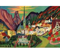 ZHAOSHAN Dipinti Famosi Immagini Moderni Parete Immagine Artista de Ernst Ludwig Kirchner per la Decorazione Domestica dell'ufficio 60x90cm