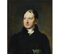 ZHAOSHAN Dipinti Famosi Immagini Moderni Parete Immagine Baron Francois Pascal Simon Gerard Copia de un retrato de Jean Alaux per L'arredamento del Soggiorno 60x90cm