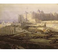 ZHAOSHAN Dipinti Famosi Immagini Moderni Parete Immagine el Palacio Real de Madrid de David Roberts per la Decorazione Domestica dell'ufficio 60x90cm