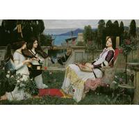ZHAOSHAN Dipinti Famosi Immagini Moderni Parete Immagine Estoy medio harto de las sombras, dijo la Dama de Shalott.jpg por John William Waterhouse per L'arredamento del Soggiorno 60x90cm