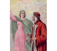 ZHAOSHAN Dipinti Famosi Immagini Moderni Parete Immagine Ilustración para la Divina Comedia de Dante de Tancredi Scarpelli per L'arredamento del Soggiorno 60x90cm
