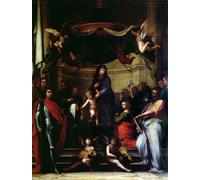 ZHAOSHAN Dipinti Famosi Immagini Moderni Parete Immagine Las bodas místicas de Santa Catalina de Fra Bartolommeo per la Decorazione Domestica dell'ufficio 60x90cm