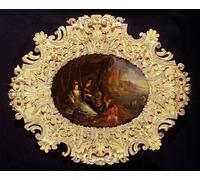 ZHAOSHAN Dipinti Famosi Immagini Moderni Parete Immagine Madame De Maintenon de Caspar Netscher per la Decorazione Domestica dell'ufficio 60x90cm