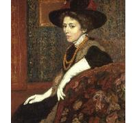 ZHAOSHAN Dipinti Famosi Immagini Moderni Parete Immagine Retrato de la esposa del artista de Georges Lemmen per L'arredamento del Soggiorno 60x90cm