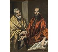 ZHAOSHAN Dipinti Famosi Immagini Moderni Parete Immagine San Pedro y San Pablo de El Greco per L'arredamento del Soggiorno 60x90cm