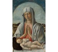 ZHAOSHAN Dipinti Famosi Immagini Moderni Parete Immagine Señora adorando al niño durmiente del famoso artista per la Decorazione Domestica dell'ufficio 60x90cm