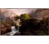 ZHAOSHAN Dipinti Famosi Immagini Moderni Parete Immagine un arroyo de montaña de Moran per la Decorazione Domestica dell'ufficio 60x90cm