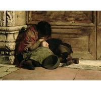 ZHAOSHAN Dipinti Famosi Poster D'epoca Parete Immagine del Muro Abandonado por un artista famoso per L'arredamento del Soggiorno 60x90cm