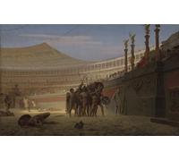 ZHAOSHAN Dipinti Famosi Poster D'epoca Parete Immagine del Muro ¡Ave César! Los que van a morir te saludan de Jean Leon Gerome per la Decorazione Domestica dell'ufficio 60x90cm