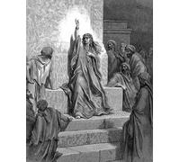 ZHAOSHAN Dipinti Famosi Poster D'epoca Parete Immagine del Muro Débora profetisa y juez hebrea de Gustave Doré per la Decorazione Domestica dell'ufficio 60x90cm