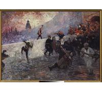 ZHAOSHAN Dipinti Famosi Poster D'epoca Parete Immagine del Muro El asedio de Moscú de Ilya Efimovich Repin per L'arredamento del Soggiorno 60x90cm