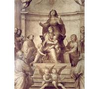ZHAOSHAN Dipinti Famosi Poster D'epoca Parete Immagine del Muro el Retablo del Gran Concilio de Fra Bartolommeo per la Decorazione Domestica dell'ufficio 60x90cm