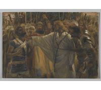 ZHAOSHAN Dipinti Famosi Poster D'epoca Parete Immagine del Muro la Curación de Malchus por Jacques per la Decorazione Domestica dell'ufficio 60x90cm