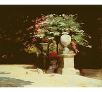 ZHAOSHAN Dipinti Famosi Poster D'epoca Parete Immagine del Muro los Jardines de Luxemburgo de Paul Peel per L'arredamento del Soggiorno 60x90cm