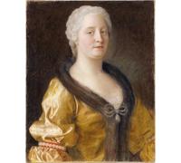 ZHAOSHAN Dipinti Famosi Poster D'epoca Parete Immagine del Muro Retrato de la emperatriz María Teresa de Austria por Jean Étienne Liotard per la Decorazione Domestica dell'ufficio 60x90cm