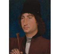 ZHAOSHAN Dipinti Famosi Poster D'epoca Parete Immagine del Muro Retrato de un hombre con una flecha per L'arredamento del Soggiorno 60x90cm