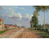 ZHAOSHAN Dipinti Famosi Poster D'epoca Parete Immagine del Muro Ruta de Versalles Rocquencourt por Camille Jacob Pissarro per L'arredamento del Soggiorno 60x90cm