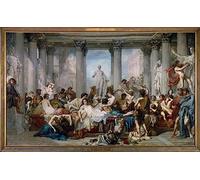 ZHAOSHAN Dipinti Famosi Tela graffiti Artistiche Tela i Romani della Decadenza di Famoso Artista per L'arredamento del Soggiorno 60x90cm