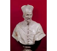 ZHAOSHAN Famoso Quadri Murale Stampe Olio Busto del Cardenal Francesco Barberini por Gian Lorenzo Bernini per la Decorazione Domestica dell'ufficio 60x90cm